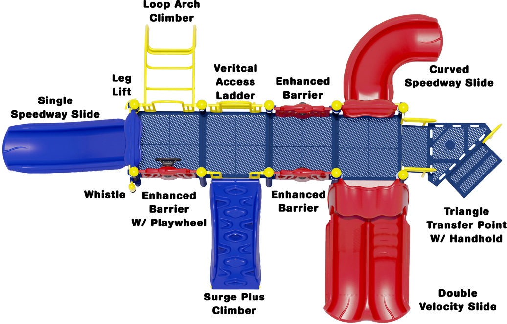 Rhyme n Reason - Top View -  Primary - Commercial Playground Equipment