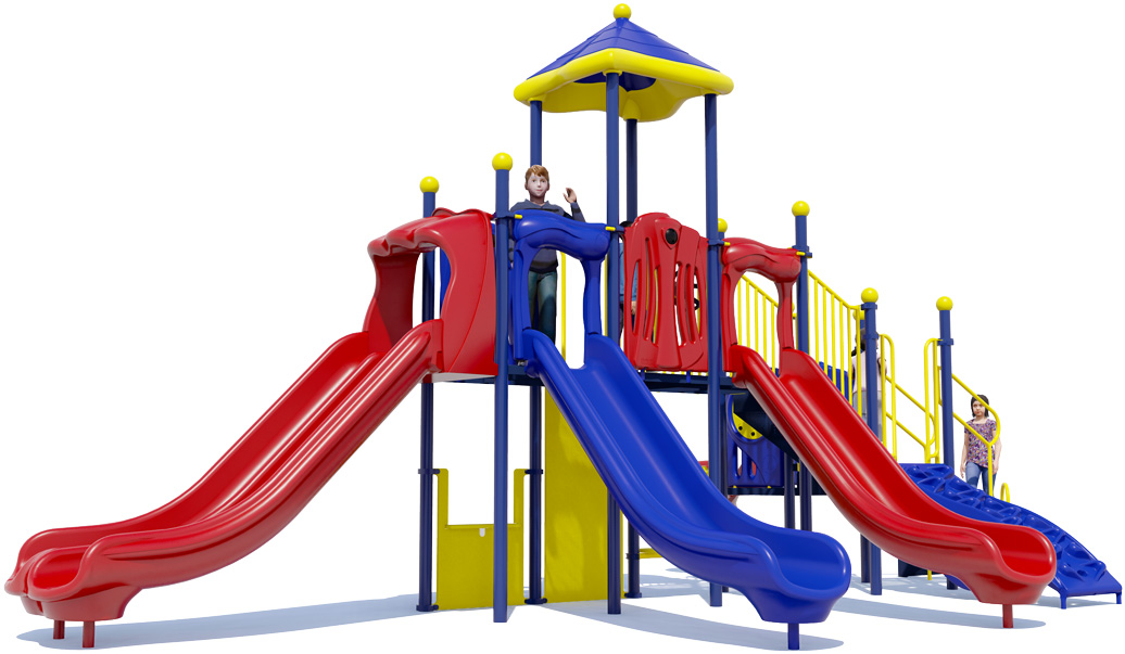 Big Kahuna Commercial Play Structure - Front View