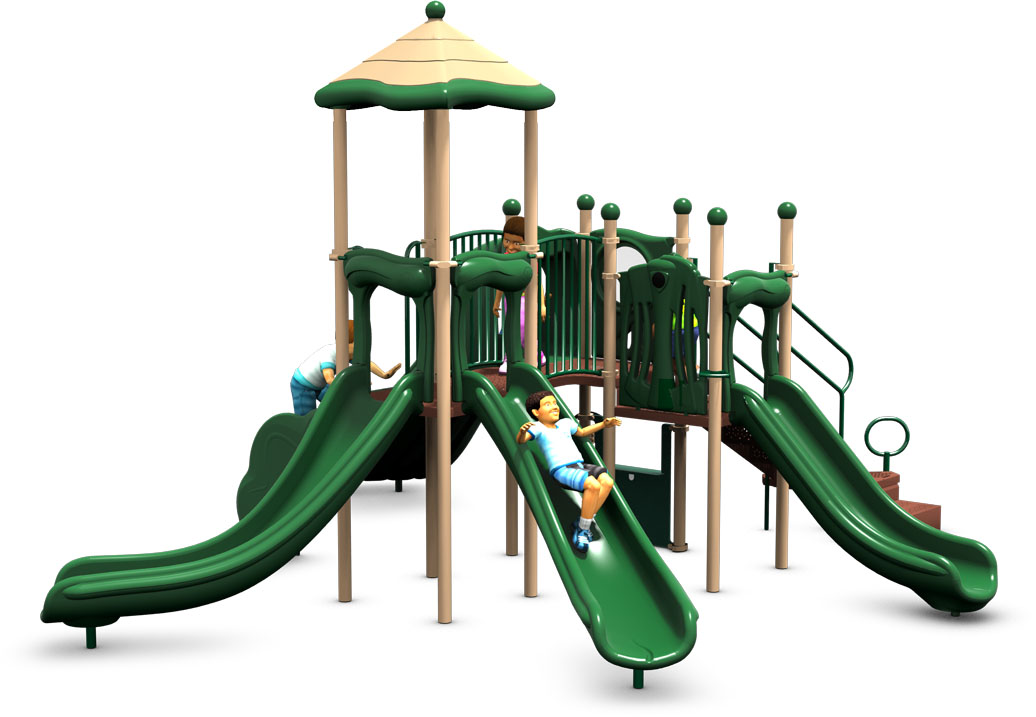 Magic Mountain - Commercial Playground Equipment - American Parks Company - Front