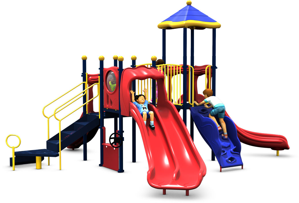 Magic Mountain - Commercial Playground Equipment - American Parks Company - Back