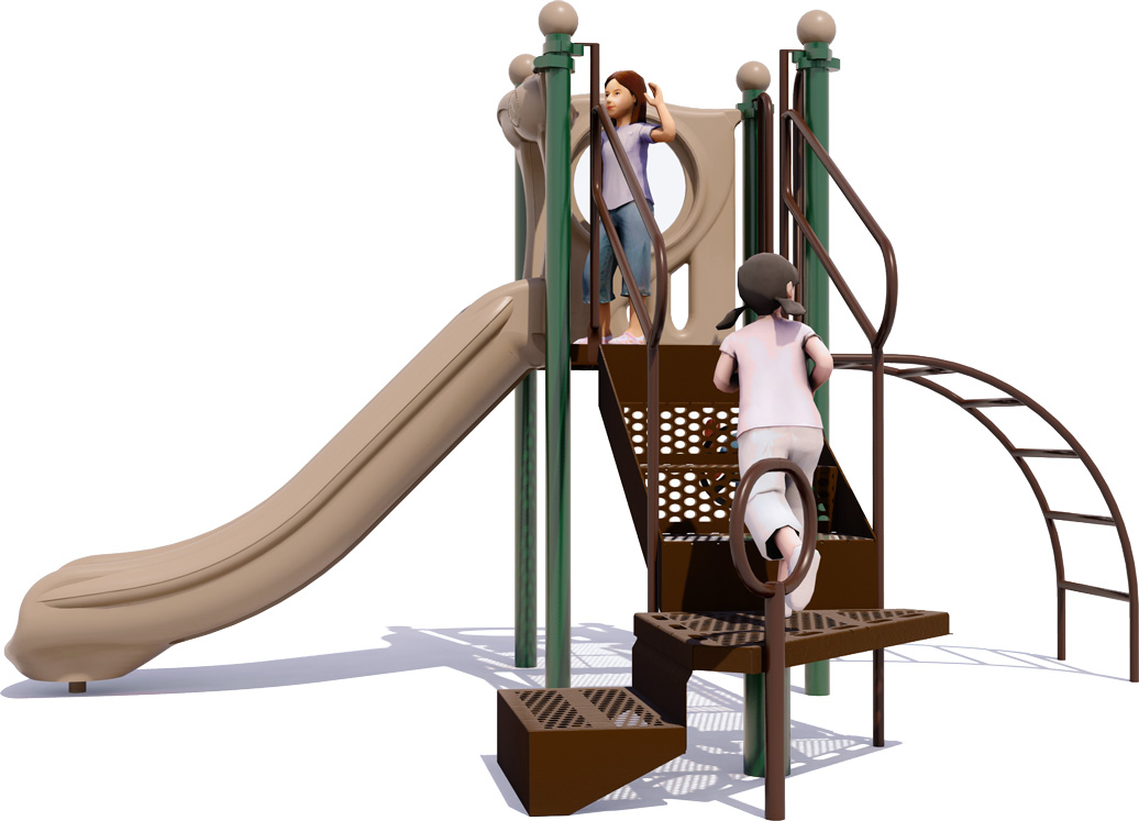 Space Saver Commercial Play Structure 