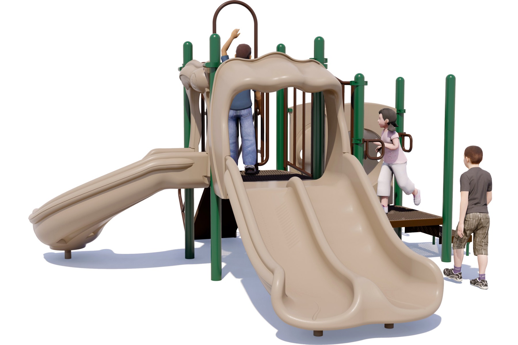 Deuces Wild - Commercial Play Structure - Front