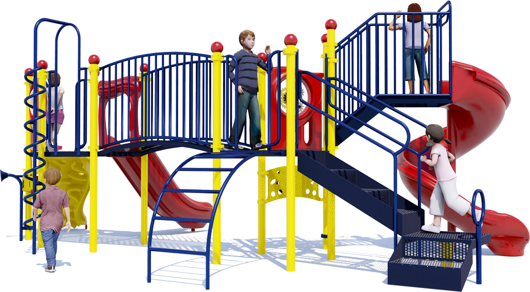 Crossover Bridge - Commercial Play Structure - American Parks Company