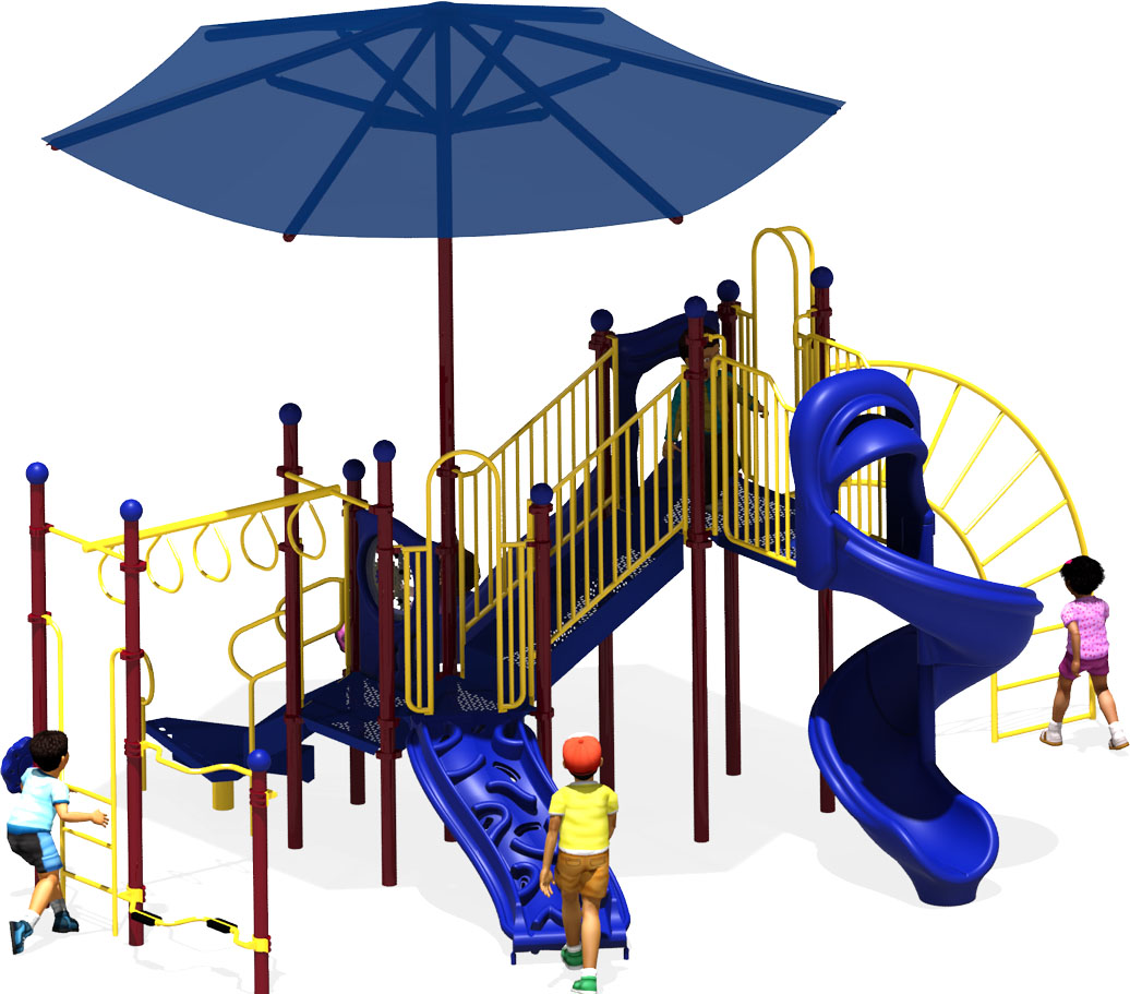 Rising Star Commercial Play Structure - American Parks Company - Back