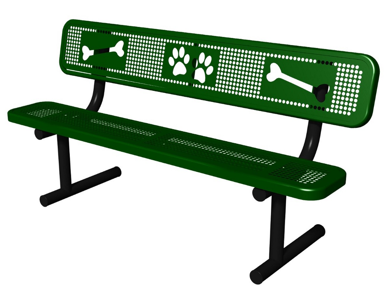 Sit & Stay Bench - Dog Park Equipment - American Parks Company