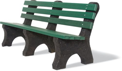 Standard Recycled Bench w/Back
