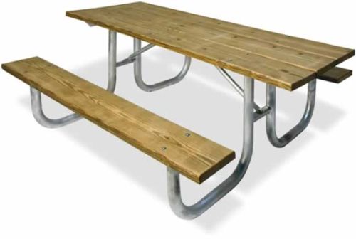 Traditional Heavy Duty Wood/Metal Table