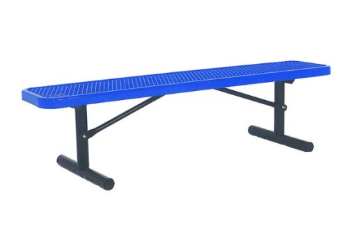 Portable - Expanded Metal Bench w/o Back - Commercial Playground Equipment