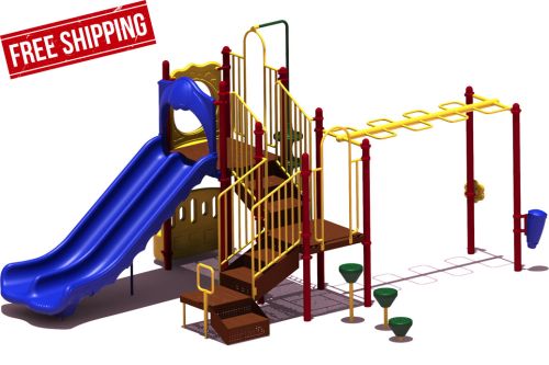 Good Catch - Primary Color Scheme - Front View - Commercial Playground Equipment
