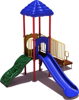 Winning Run - primary Color Scheme - Front View - Commercial Playground Equipment
