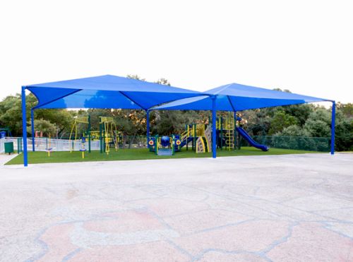 Square Shade Structure - Commercial Playground Equipment - Site Furnishings
