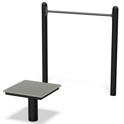 Horizontal Chin-Up Station - Outdoor Fitness Equipment - American Parks Company