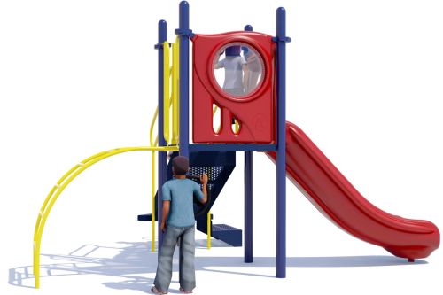 Space Saver Commercial Play Structure | Front