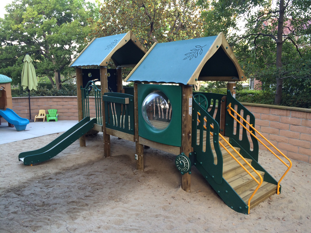 tot city - commercial playground equipment - natural - front