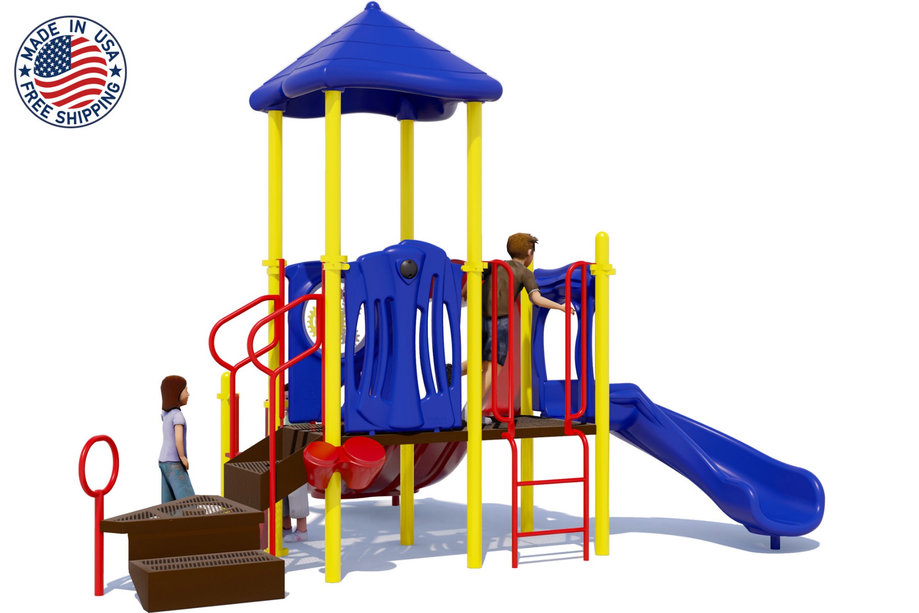Monkeying Around - ValueBoss Playground Structure - Rear View