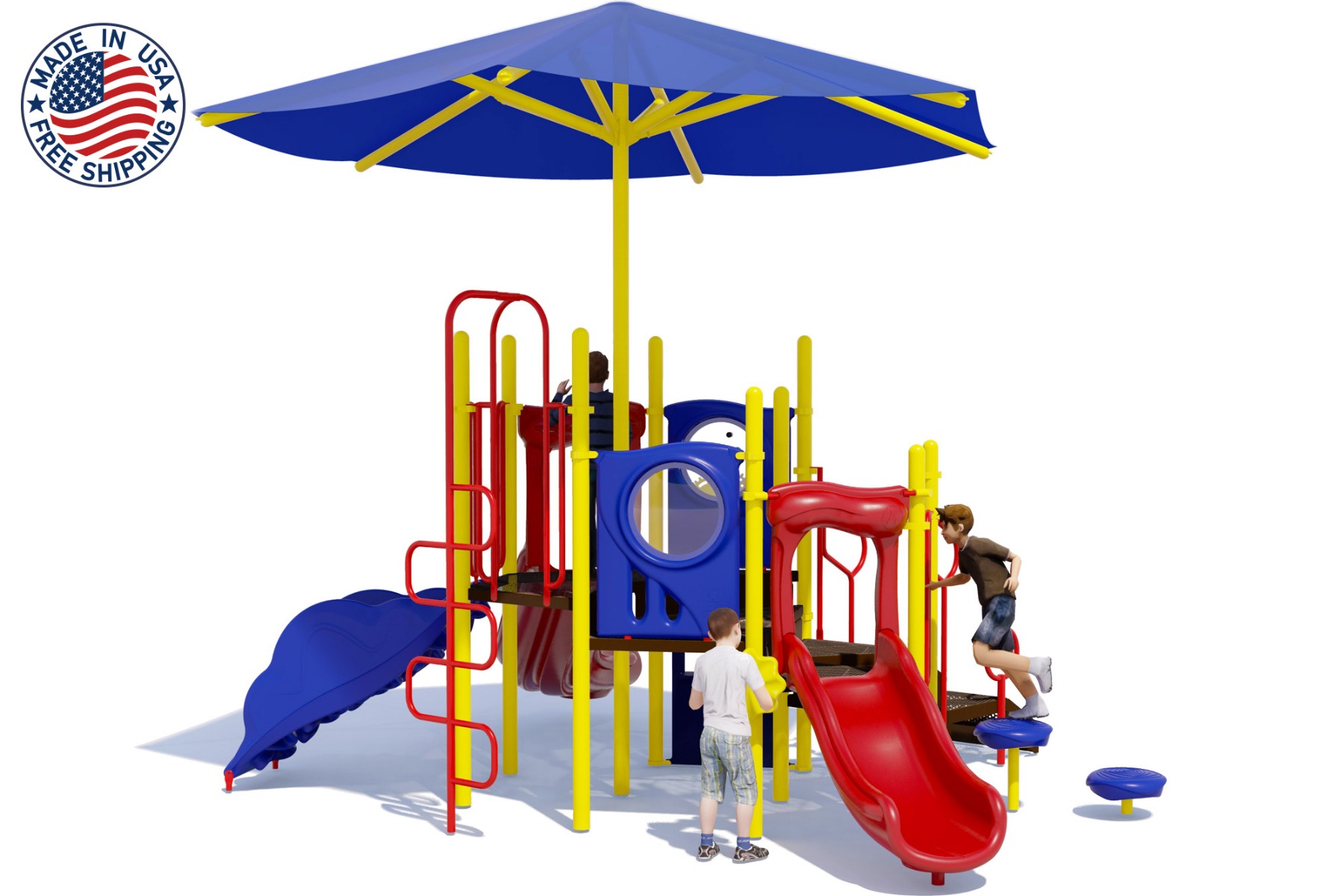 Play in the Shade - ValueBoss Playground - Rear View