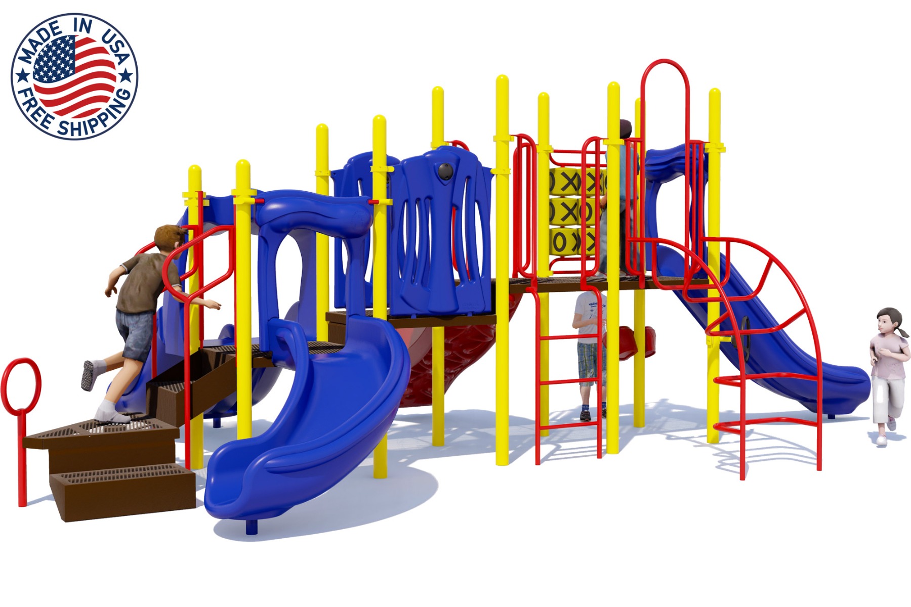 Value Boss - Budget Play Structure - Rear View
