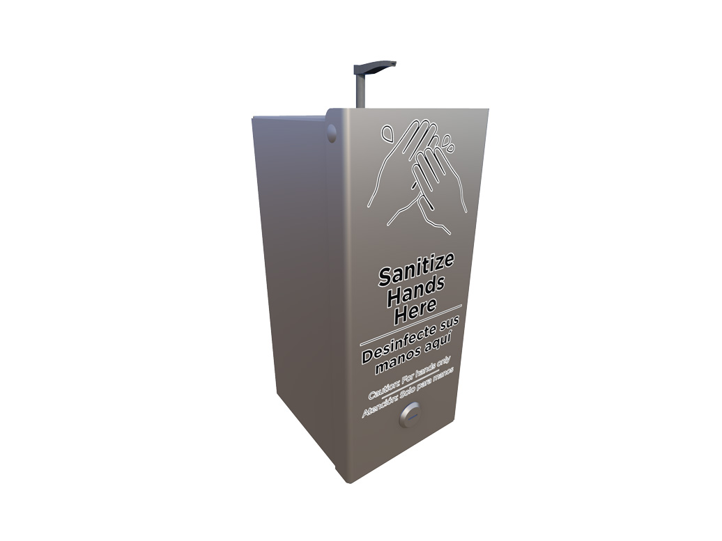 Small Sanitation Station Add-on | Site Furnishings | American Parks Company