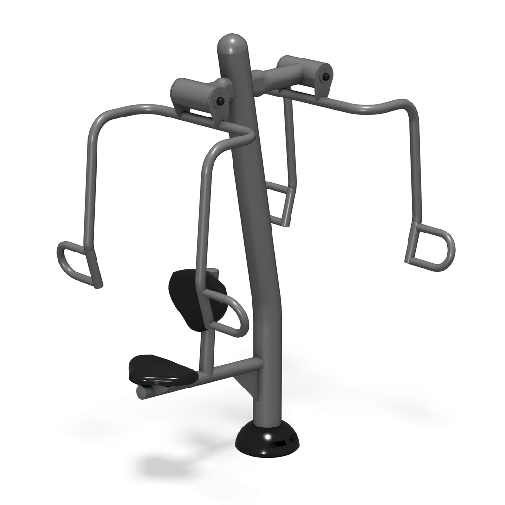 Accessible Vertical Press- Outdoor Fitness Equipment - American Parks Company
