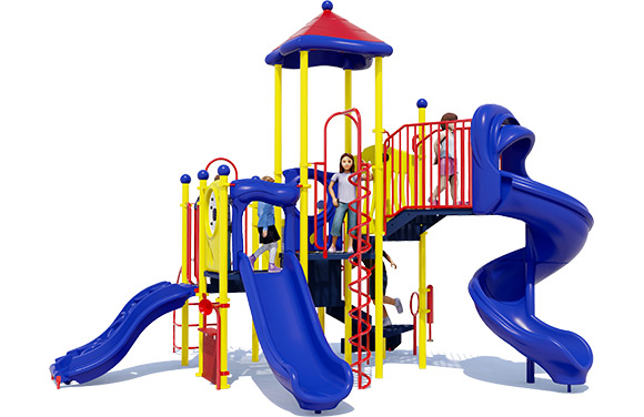 3D Render of Crank It Up playground